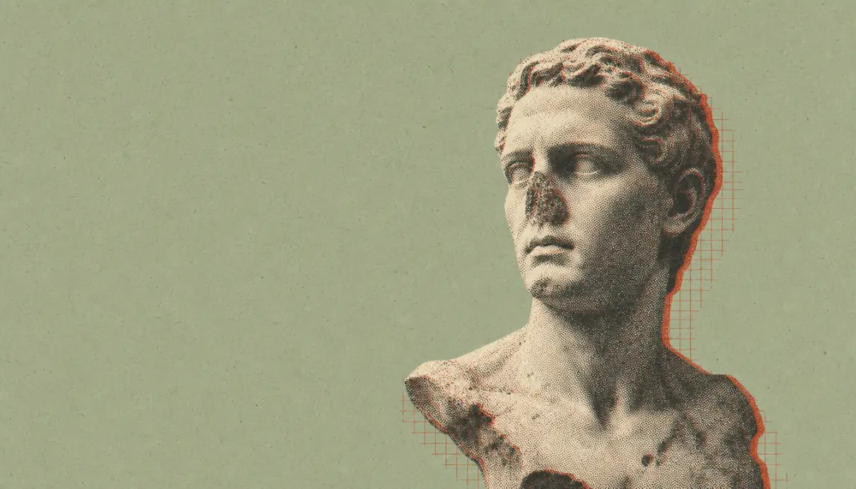 Anonymous marble bust representing how to build a legacy without seeking fame