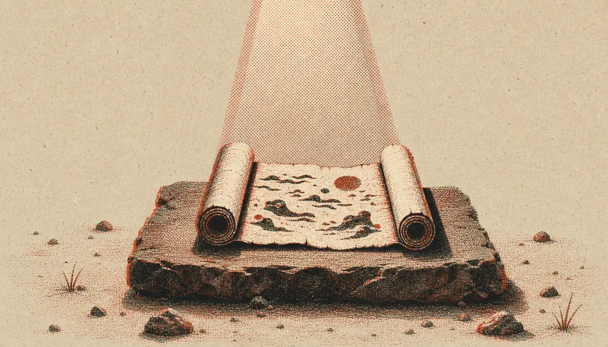 Ancient scroll representing the Stoic origin of voluntary discomfort practice