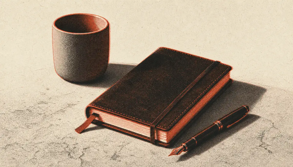 Minimalist tools for a masculine morning routine practice