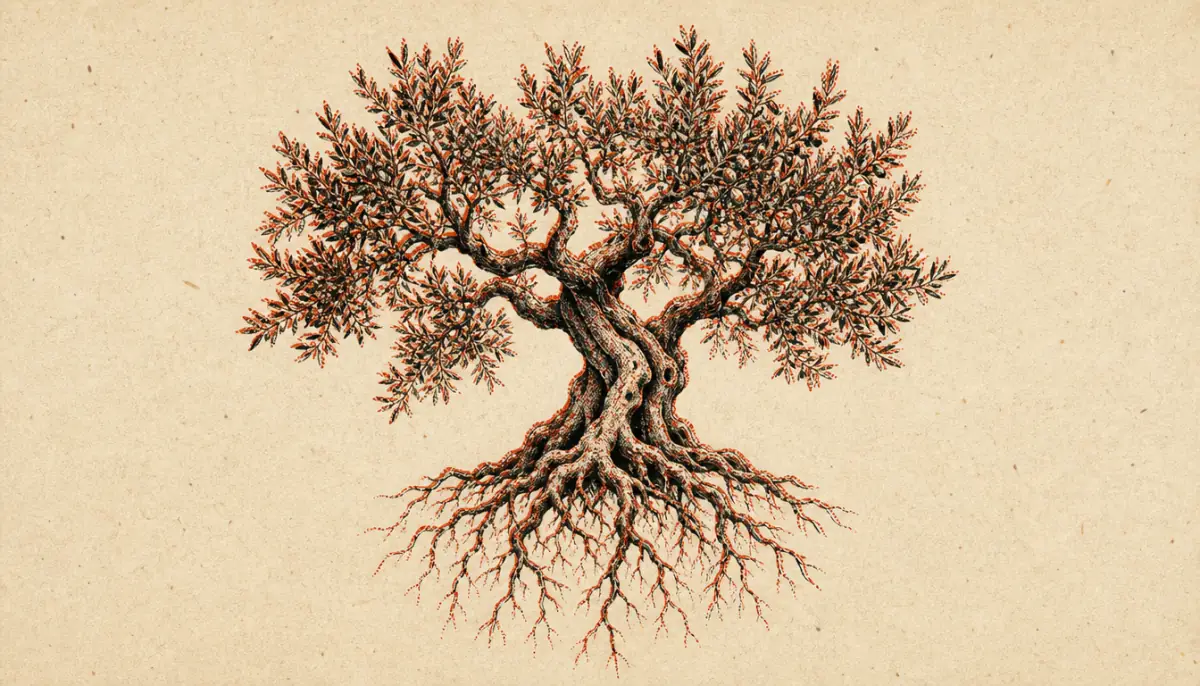 Olive tree symbolizing the lasting legacy at the heart of inner citadel stoicism