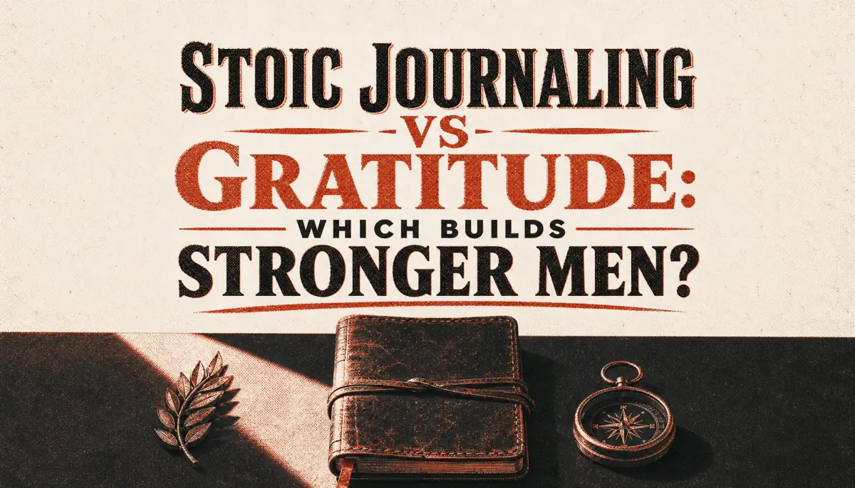 Stoic Journaling vs Gratitude: Which Builds Stronger Men?