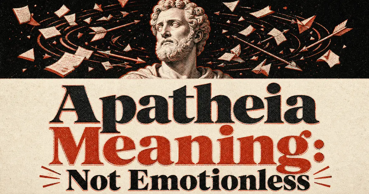 Apatheia Meaning: Not Emotionless